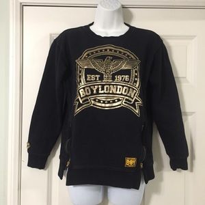 Boy London Black Sweatshirt size S